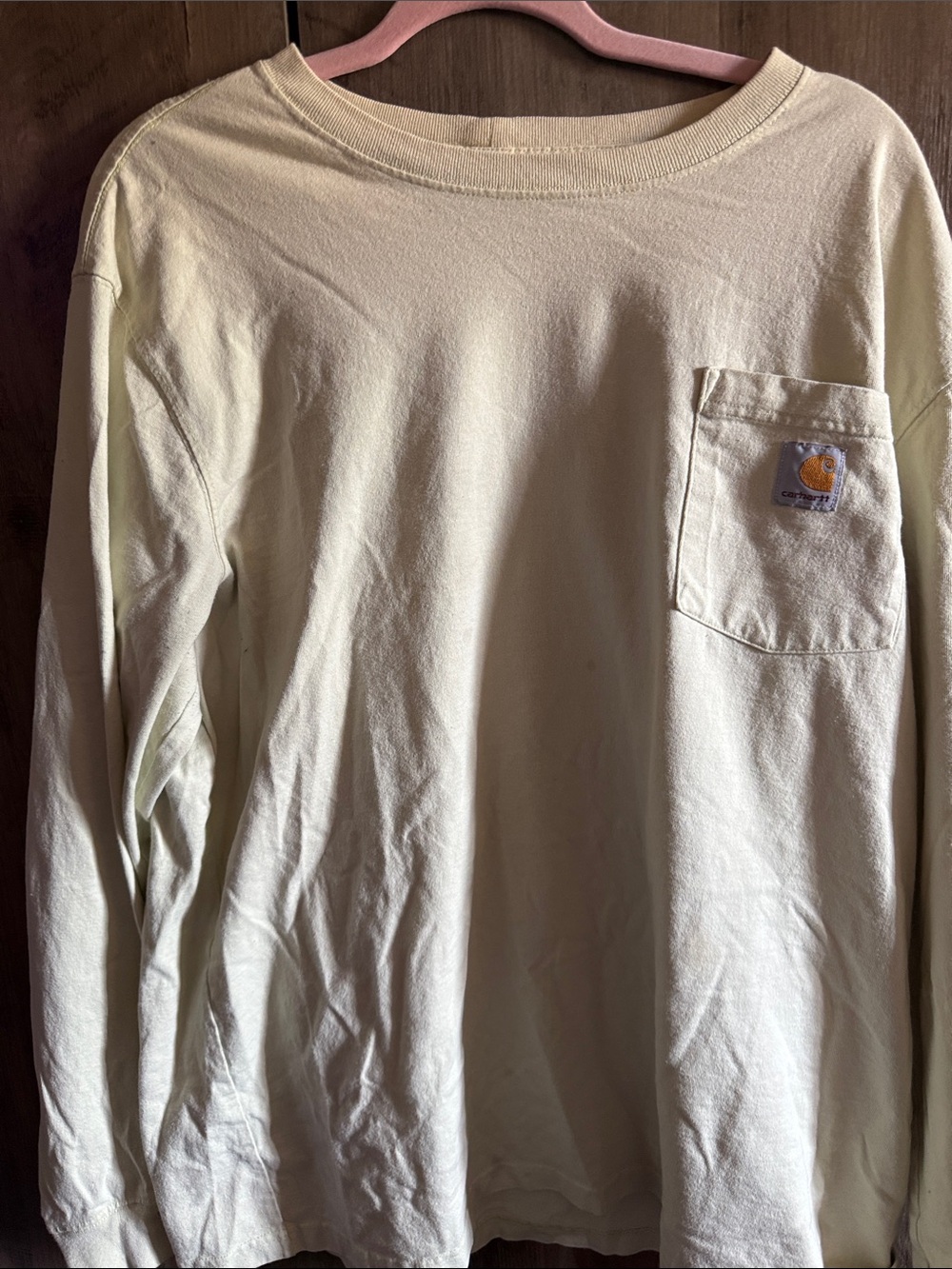 pale yellow carhartt * AS IS ptp~24”